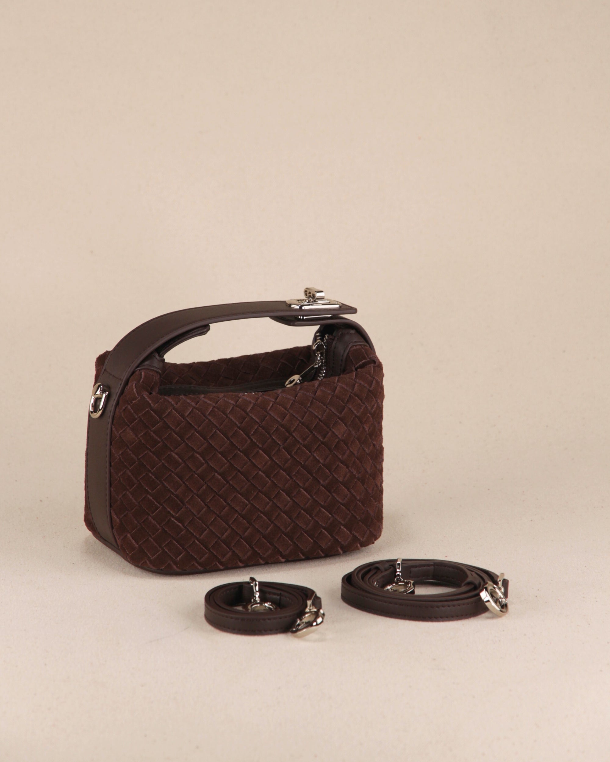 Shokupan Bag (Woven Suede)