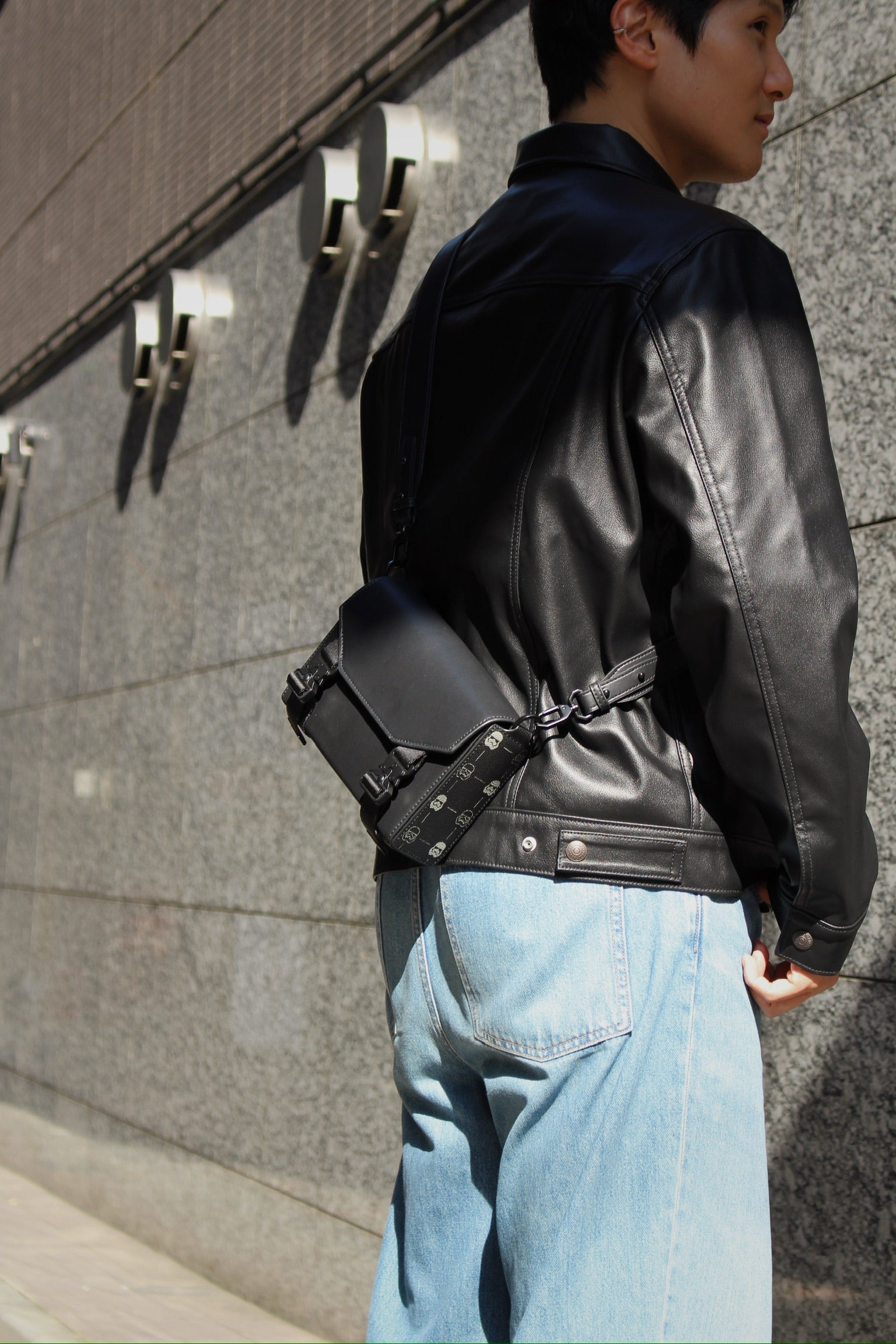 R2D8 Collection | Monogram Men's Crossbody Bag – Curated